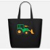 Lightning Tractor Black Eco-Friendly Tote Bag